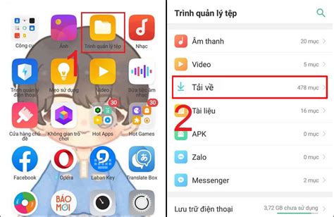 Tải xuống APK trên Android với trình tải xuống.